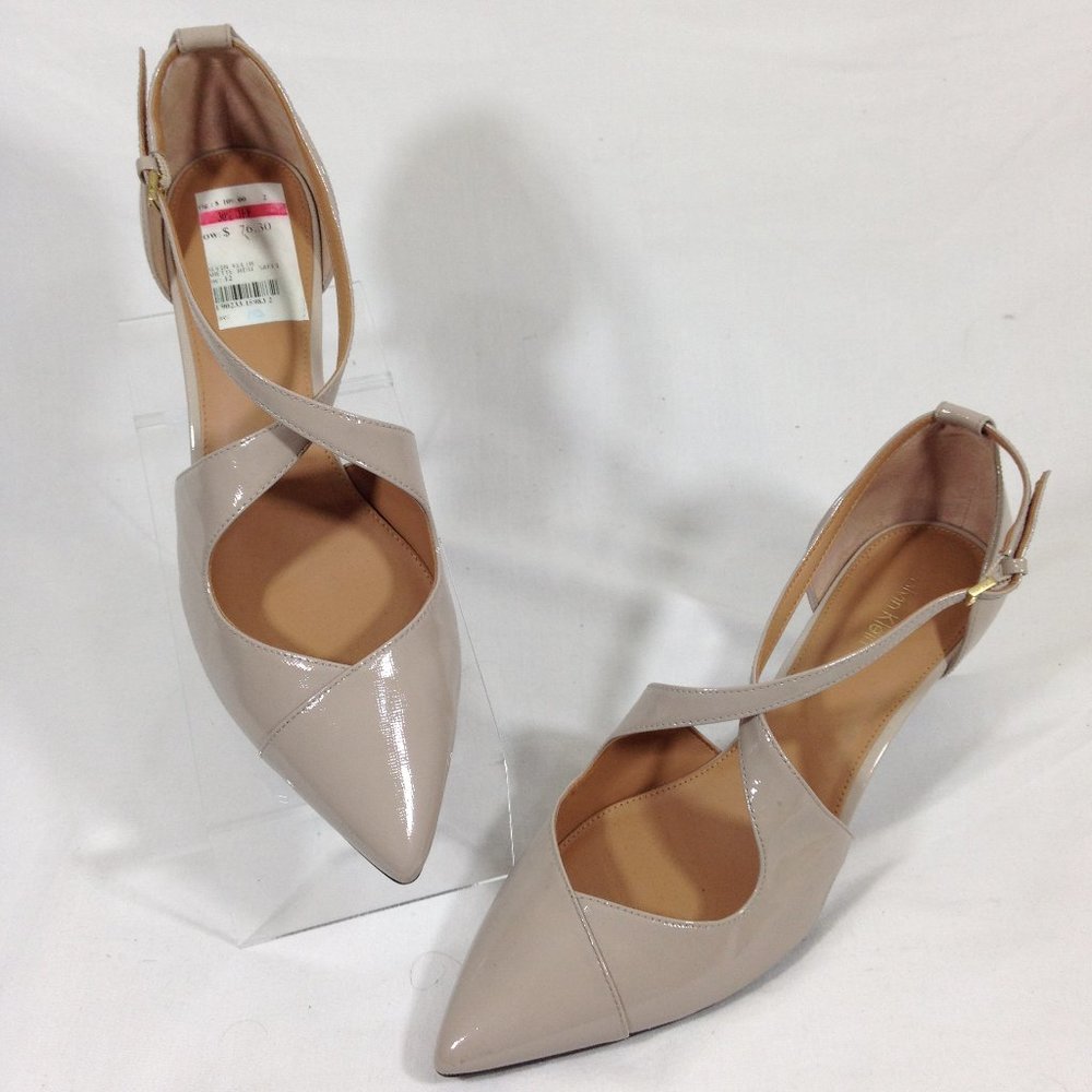 Calvin Klein Strappy Heels Clay color Sz 10M